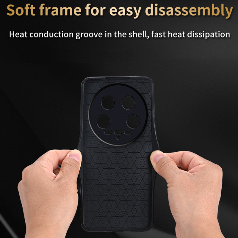 AZNS For Xiaomi 14 Ultra Case Pattern Leather+TPU Drop Protection Phone Cover AZNS For Xiaomi 14 Ultra Case Pattern Leather+TPU Drop Protection Phone Cover